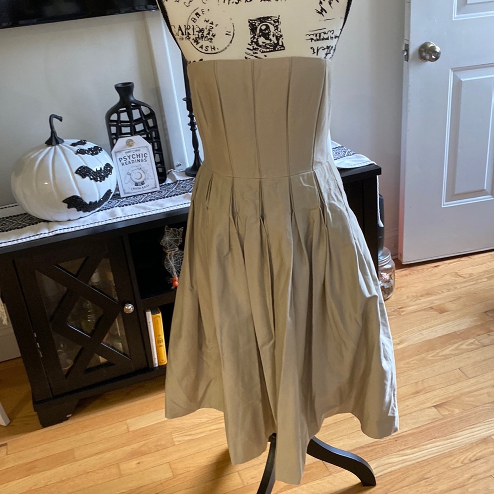 Calvin Klein strapless dress 6
